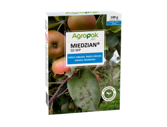 Miedzian 50 WP Agropak [100 G] - Skuteczny środek grzybobójczy i bakteriobójczy