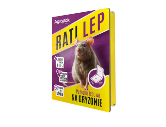 Rati Lep Agropak [17 x 22 cm] - Pułapka o zapachu orzechów, idealna na myszy i szczury