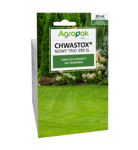 Chwastox Nowy Trio 390 SL Agropak [20 ml] - Zwalcza mniszka i babke lancetowatą