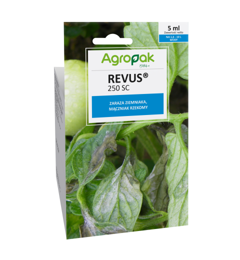 Revus 250 SC Agropak [5 ML] - Zapobiega zarazie ziemniaka, mączniakowi rzekomemu roślin warzywnych